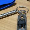 [711L] Key Ring Loop DUO 1/4 inch Hex & 4mm Bit Compatible Key Holder Attachment EDC Extension Accessory 2-pack (#7AZ2S)