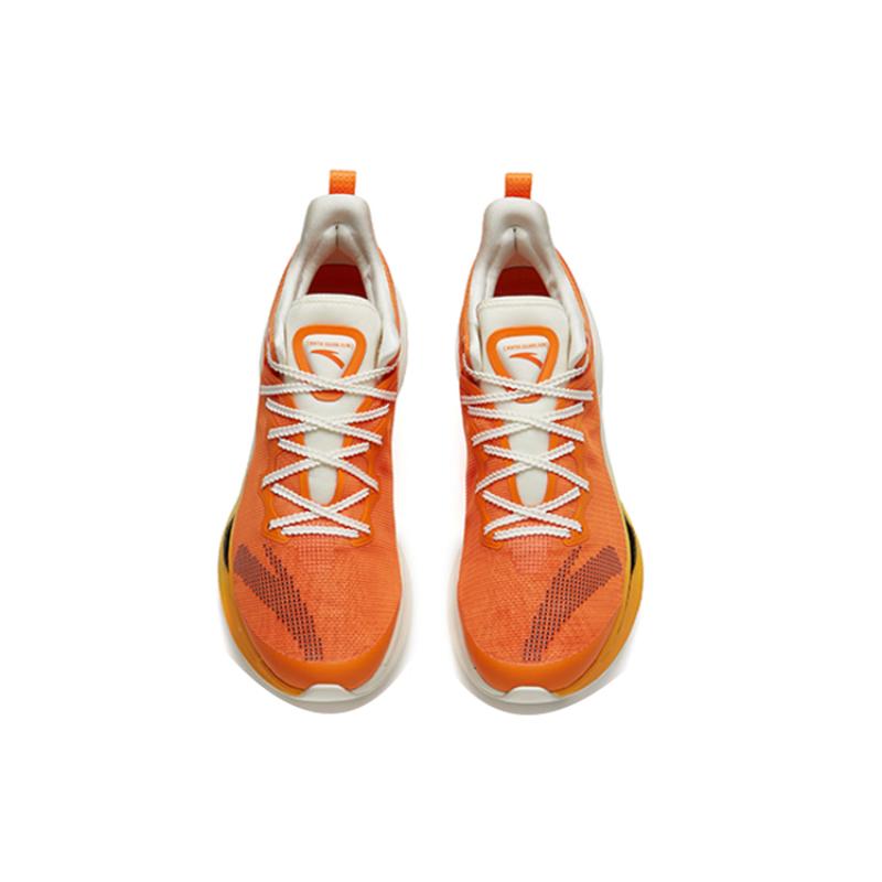 Anta Running Collection Anti-Slip Wear-Resistant Low-Top Running Shoes Men's Sunset Orange Sneakers 112225680A-2