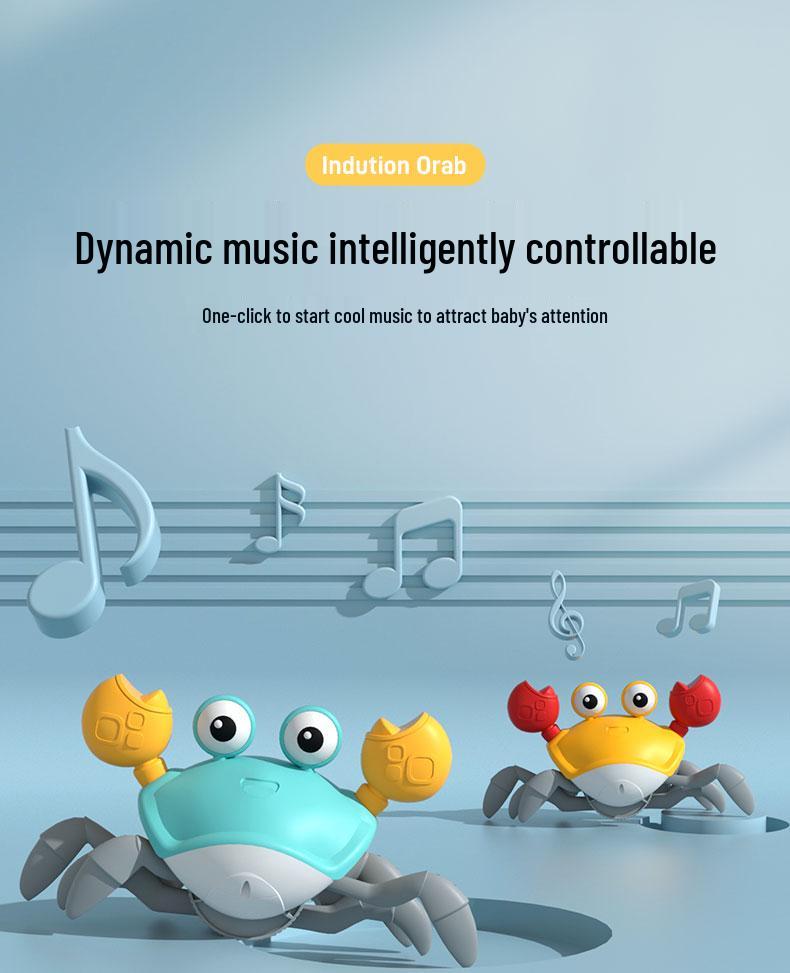 Crab-Induced Climbing Electric Toy for 1–2 Year Olds: Engaging Educational Fun for Boys and Girls.