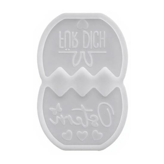 

Форма для кролика 3D візерунок кролика Силіконова форма Для заливки смоли Гнучка Багаторазова Епоксидна форма DIY Ремесла Форма для виготовлення великодніх подарунків Весняний Декор F