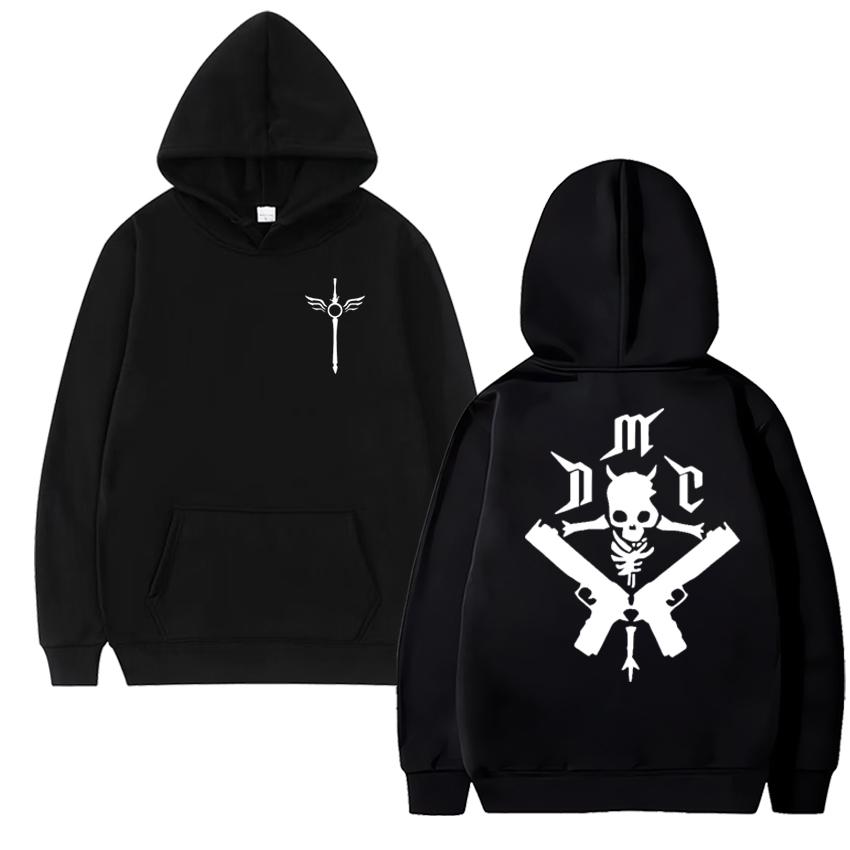 2025 New in Devil May Cry Game Double Sided Printed Streetwear Autumn Winter Unisex Vintage Hoodie Men Women Cotton Pullovers