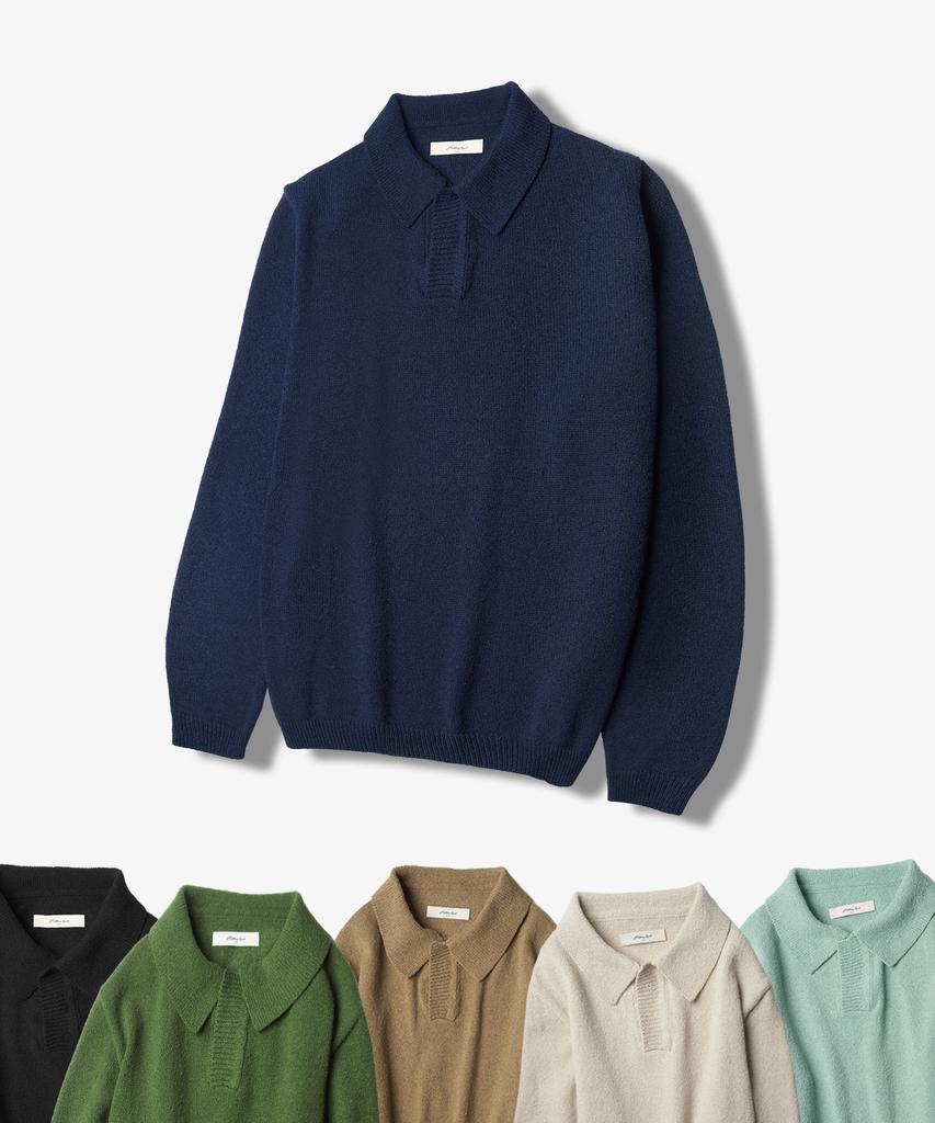 HALBKREIS LAYOUT T20026 Boucle Collar Knit_6 Color