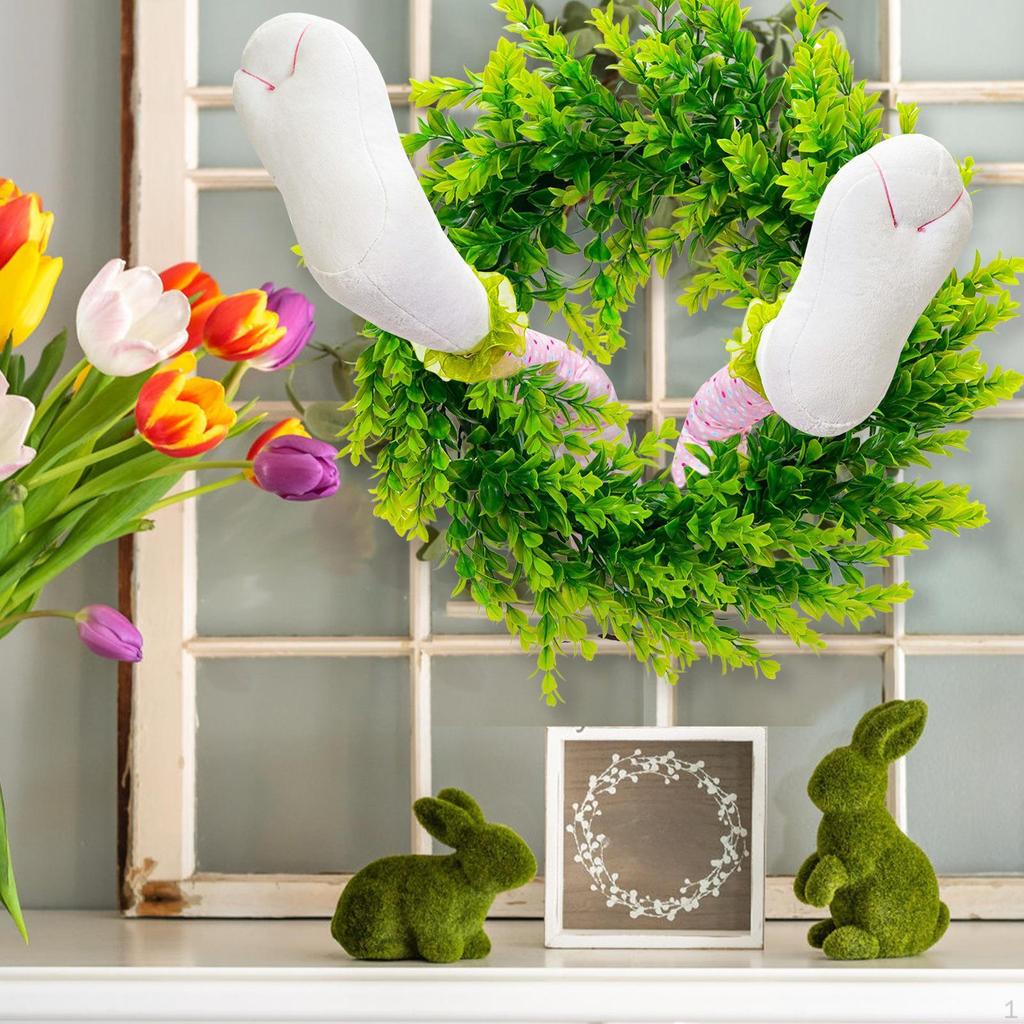 2 Pieces Easter Bunny Leg Decor Hanging Ornament Cute Photo Props Photography Garland Decoration for