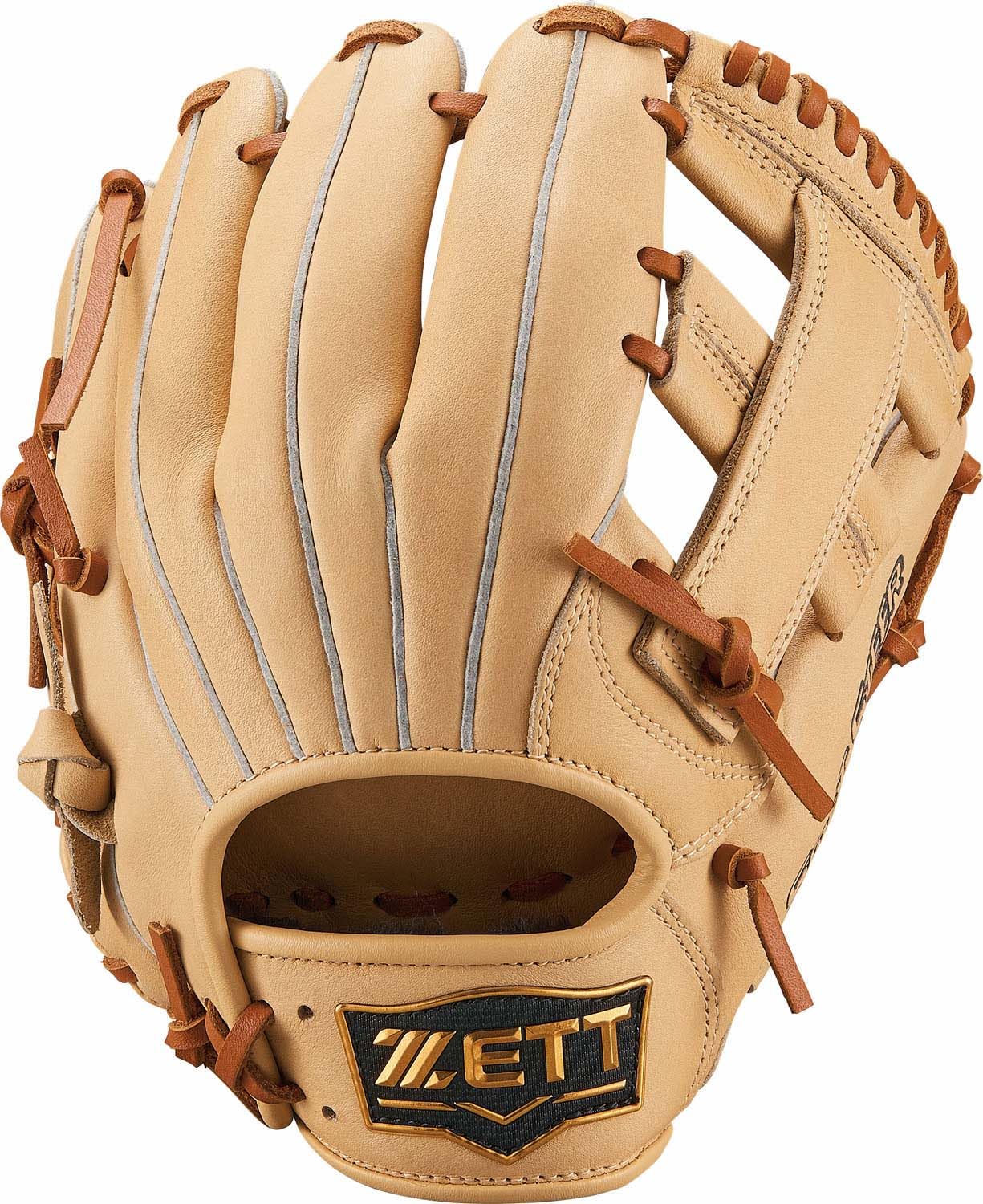 

ZETT Youth Baseball Soft Steer Pastel Brown x Oak Brown BJGB74420 Glove, Series, All-Around, Left-Handed Throw, (3236),