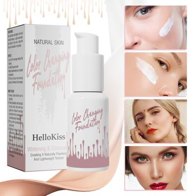 Cross-border Concealer Does Not Take Off Makeup and Color-changing Foundation, Clear and Docile, Warm-changing Skin Tone BB Cream Foundation
