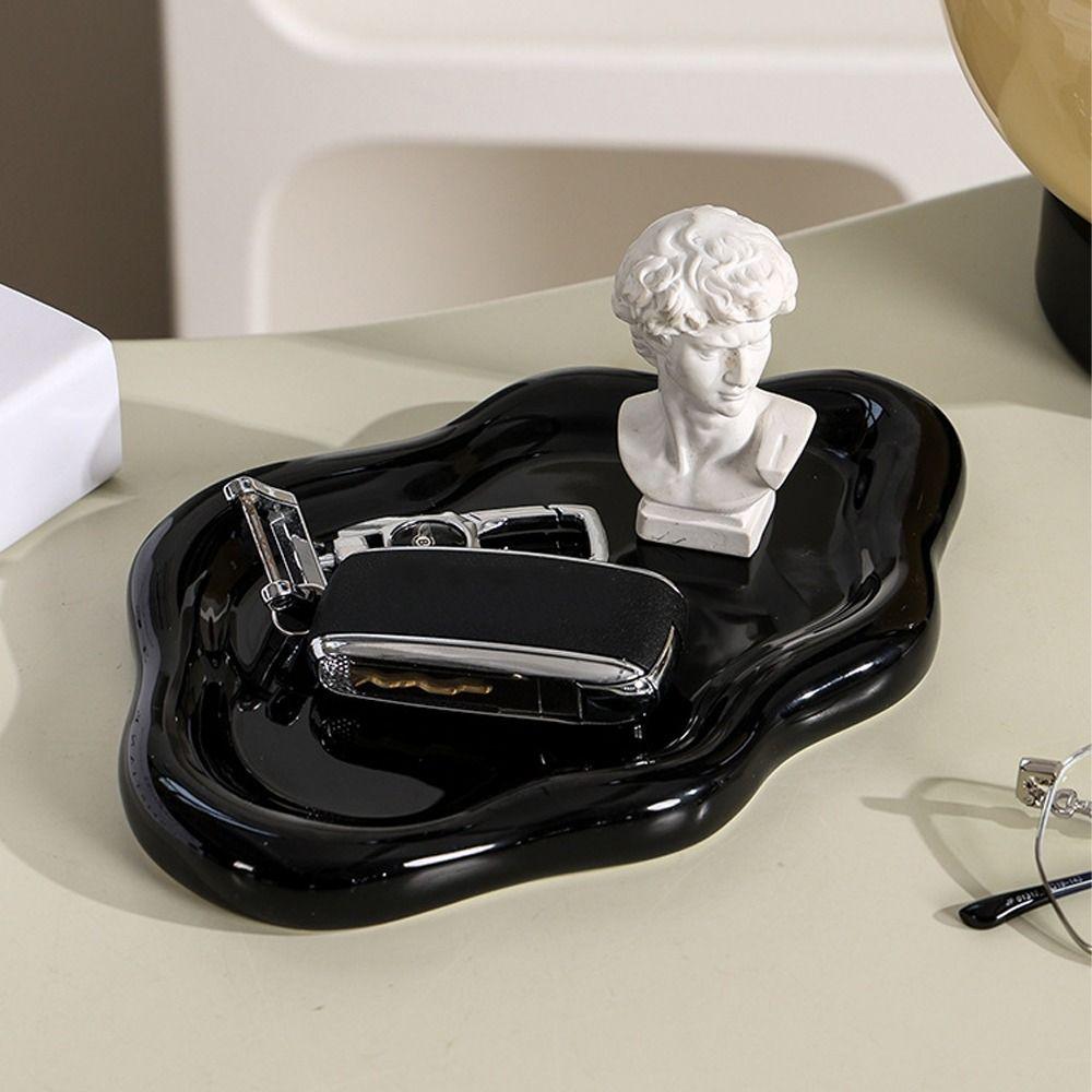 Ceramic Cloud Jewelry Tray Plating Ring Holder Jewelry Display Dish Key Holder