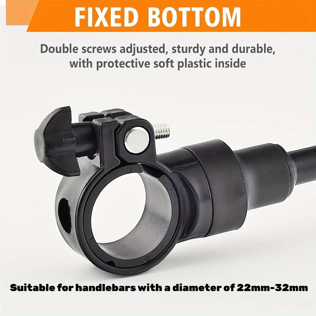 1PCS Bike Mirror Bike Handlebar Rearview Mirror Rotatable And Adjustable Wide Angle Rear View Shockproof Convex Mirror Universal