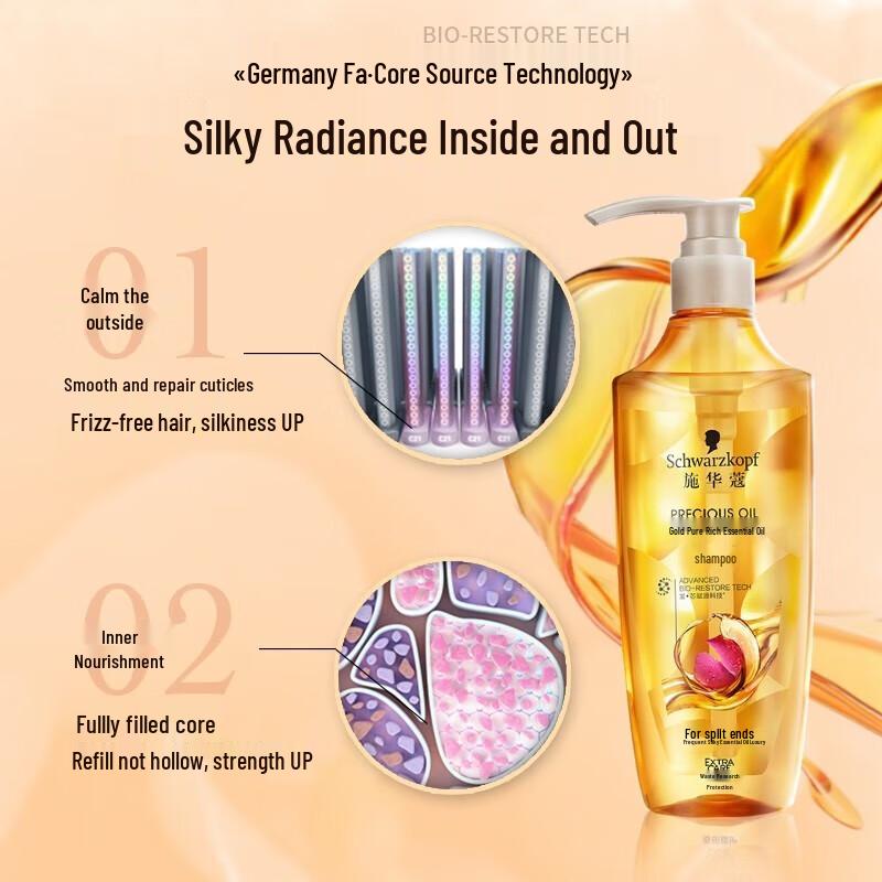 Schwarzkopf Gold Perfection Oil Shampoo & Conditioner Set (600ml+400ml)