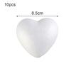 6/8.5/10/15cm Heart Foam Mould DIY Cake Practice Mould Polystyrene Styrofoam for Wedding Party Decor Foam Kitchen Accessories