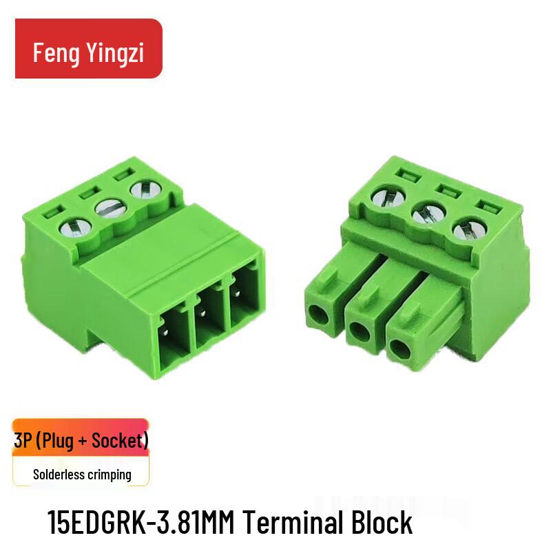 15EDGPRK 3,81mm Steckbare Klemmenblock-Steckverbinder