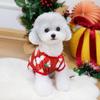 Halloween Small and Medium Dog Sweater Christmas Pet Clothes Bicycles Thanksgiving Dog Clothes Thin