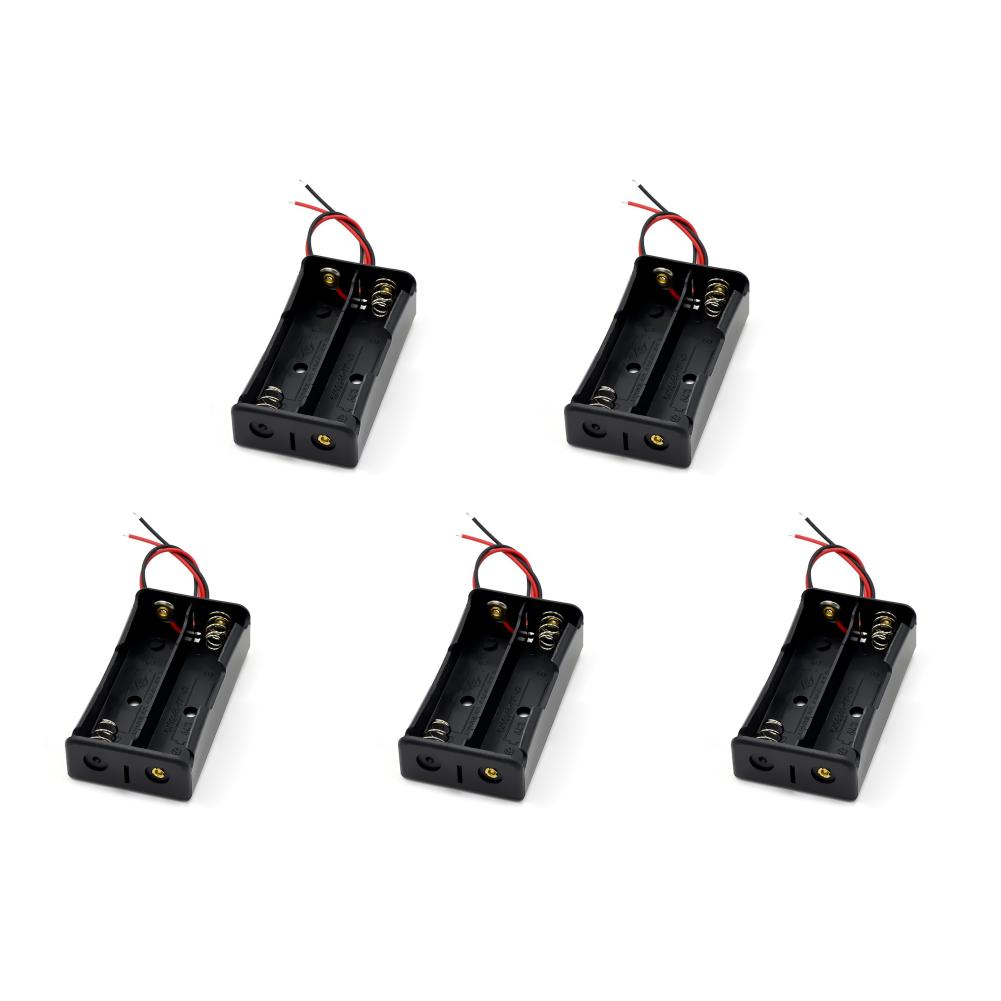 

1 2 3 4 слота DIY батареи клип держатель контейнер пластиковый 18650 держатель коробка с проводом черный для 18650 3.7V батареи