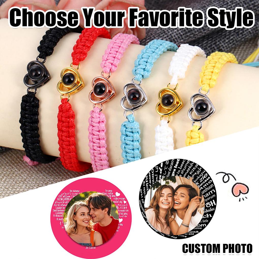 Personalised Bracelet With Photo Inside For Anniversaries And Birthdays Bracelet With Picture Inside