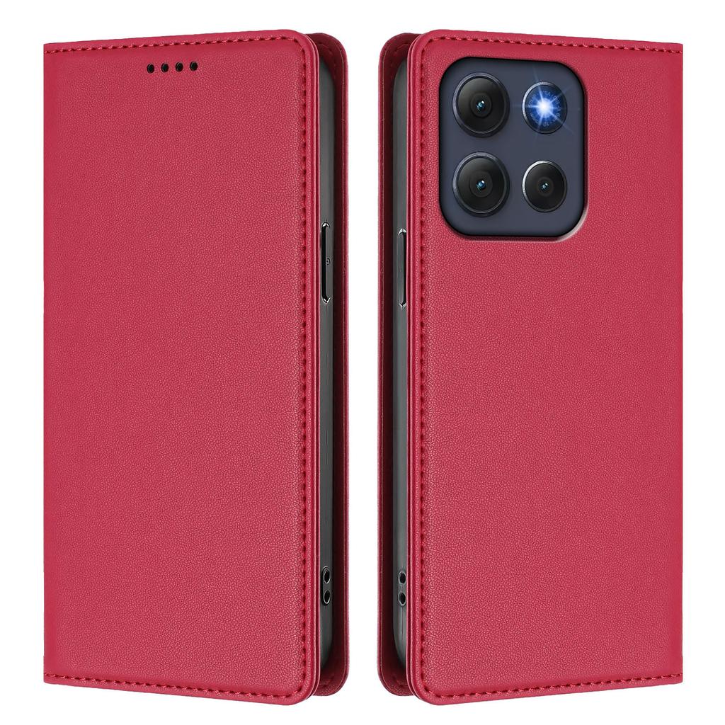 For Motorola Moto G86 5G Leather Wallet Case Magnetic Closure RFID Blocking Phone Cover