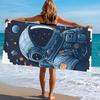 Home Relaxation Extra Großes Astronauten-Badetuch - Ultra-Weiche, Hoch Saugfähige, Schnelltrocknende Polyester-Mischung mit Weltraum-Thema