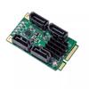 Multiple Port SATAs 3.1 Adapters Card for Mini PCIe Slot 6Gb/s Transfer Speed Crosses Platform Compatibility