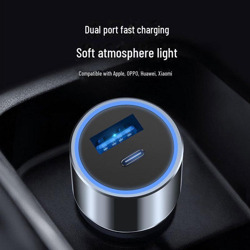"Super Fast PD20W Car Charger with Cigarette Lighter Converter for Apple & Android"