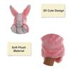 Fashion 11.8 Inch Hand Puppet Animal Rabbit Cartoon Role-Play Toy Soft Plush Storytelling Teaching Plushed Doll Role Play