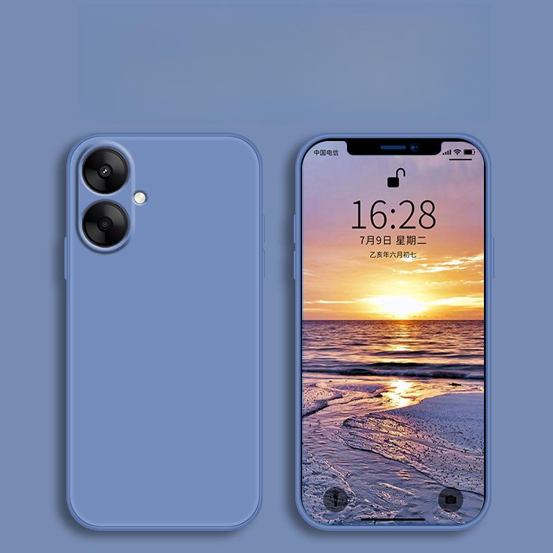 Applicable To Redmi 13r Mobile Phone Case Redmi Protective Case Liquid Soft Silicone Full-cover Anti-fall Case for Men and Women
