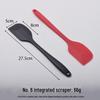 All-in-One Transparent Silicone Spatula for Mixing, Scraping, and Baking