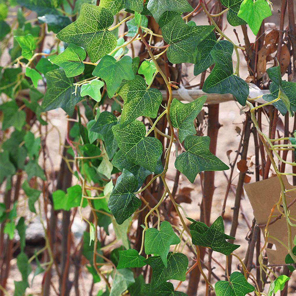 Creative Green Artificial Ivy Vine 80 Leaves 160cm Faux Ivy Photo Props DIY Accessories Simulation Ivy Garland Home Decoration