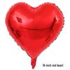 18-inch Hartvormige Aluminiumfolieballon voor Bruiloften en Valentijnsdagfeesten