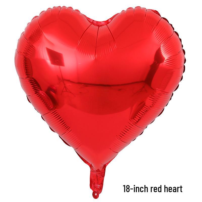 18-inch Hartvormige Aluminiumfolieballon voor Bruiloften en Valentijnsdagfeesten