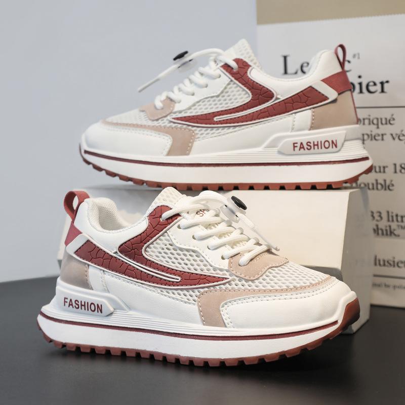 2025 Spring New Children's Dad Shoes Single Net Light Leisure Sports Classmates Versatile Trend Boys Running Shoes