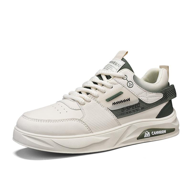 

Spring and autumn low-top leather white shoes new men s shoes student platform casual board shoes men s flat-soled sports shoes 39