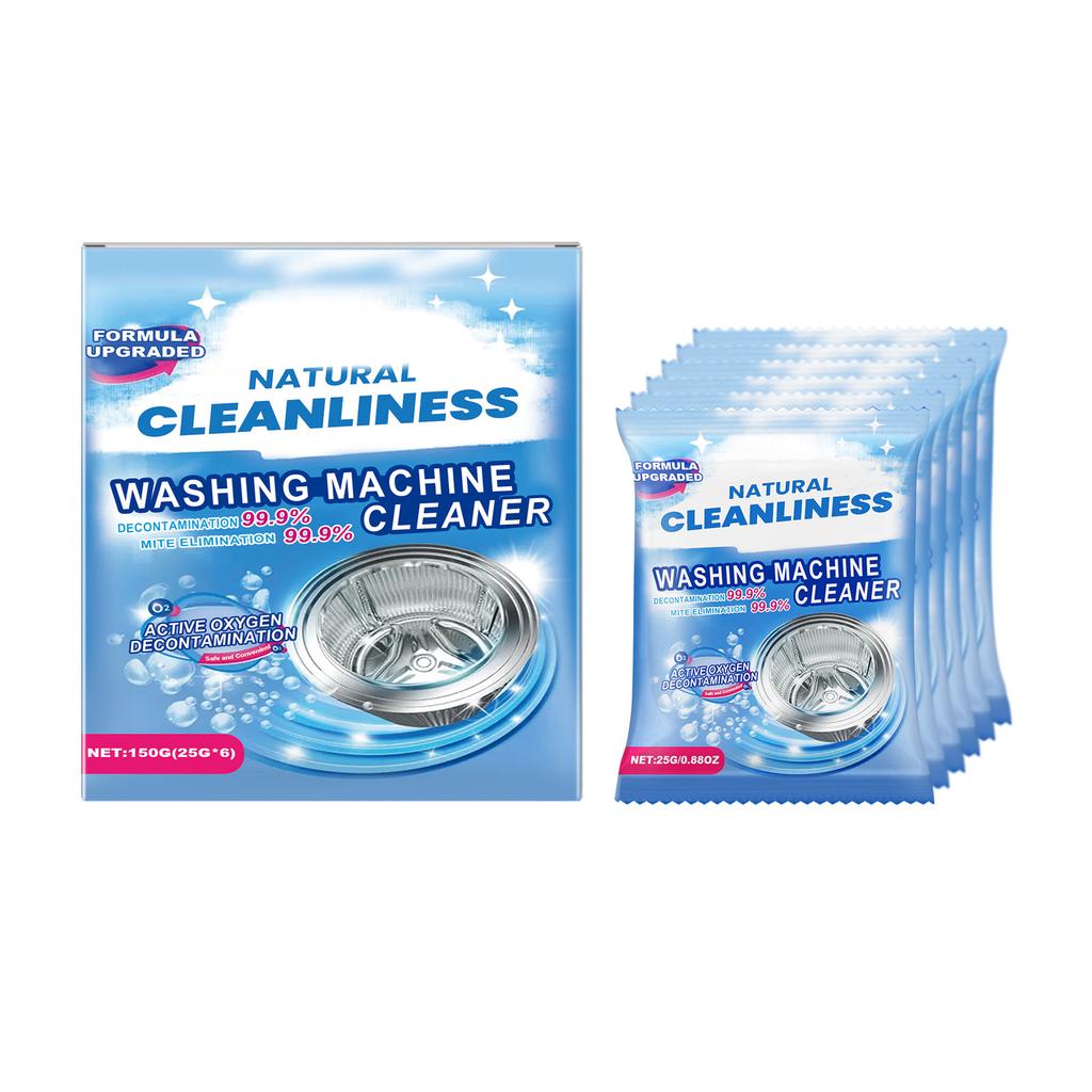 Washing Machine Cleaning Powder Dirt And Odors From Washing Machine Drums  Providing Multi Effect Cleaning And Freshening For Home Use.