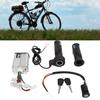 36V 1000W Brushed Motor Controller Throttle Grip Set with Electric Power Lock Electric Bike Conversion Kit