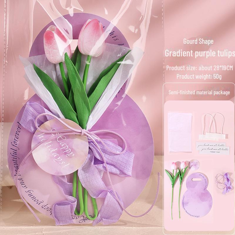 

Поздравительная открытка с тюльпаном своими руками на женский день — идеально подходит для родителей и учителей