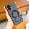 Premium Linen Fabric Case for OnePlus 15T 13 Ace6 Ace5 Pro Magnetic Rotating Stand Metal Buttons Full Body Lens Protection Cover