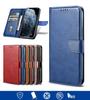 Compatible Leather Flip Case for iPhone 16, iPhone 15 Pro Max, 13, 12, 14, X, 7 Plus