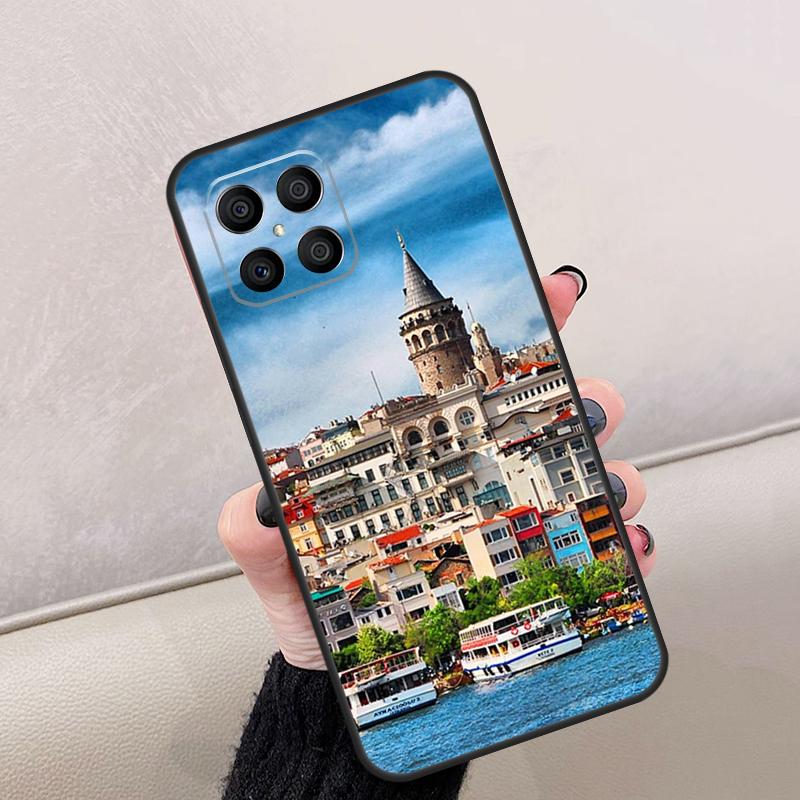 Turkey Istanbul Scenery Building For Honor Magic 8 6 7 Pro Case For Honor 400 Lite 200 50 70 90 X8c X8b X9a X9b X9c X9d Win RT
