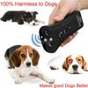Nový ultrazvukový odpuzovač psů LED Anti Dog Barking Pet Trainer Dvojitá hlava Houkačka Odpuzovač psů Jemné odehnání Venkovní