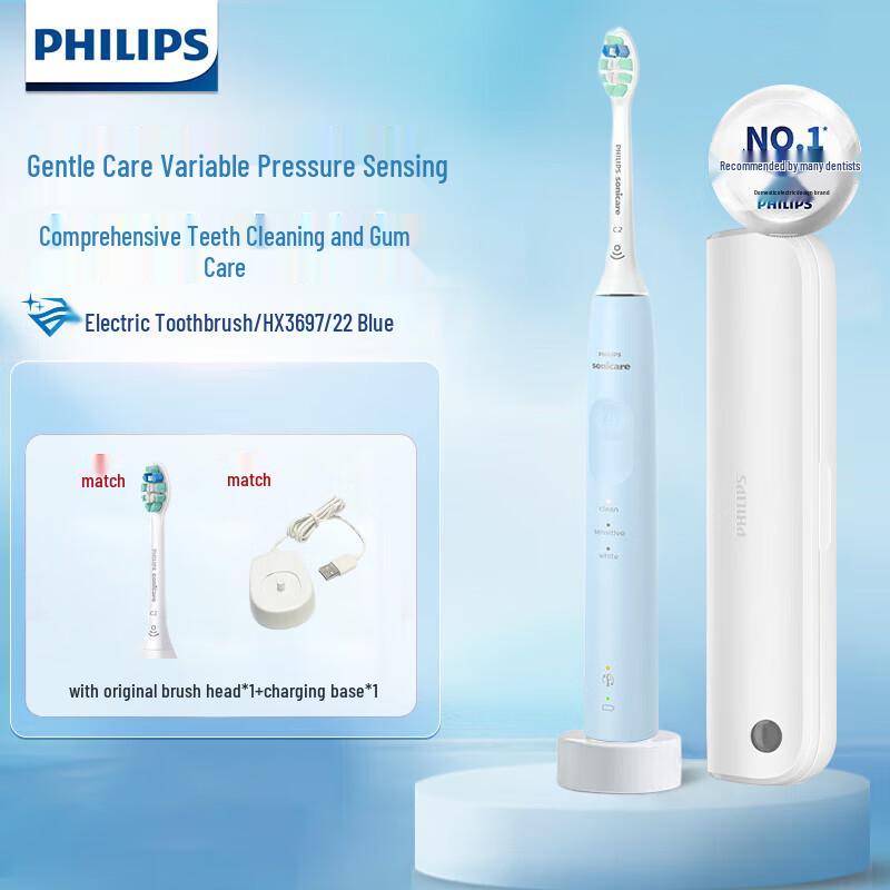 

Philips HX3697/22 Sonic Electric Toothbrush with Gum Care