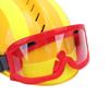 Rettungshelm Arbeit in der Höhe Sicherheitsschutzhelm mit Licht Schlitzen Belüftet PC für Notfall Erdbeben Brand Suche F2 Gelb