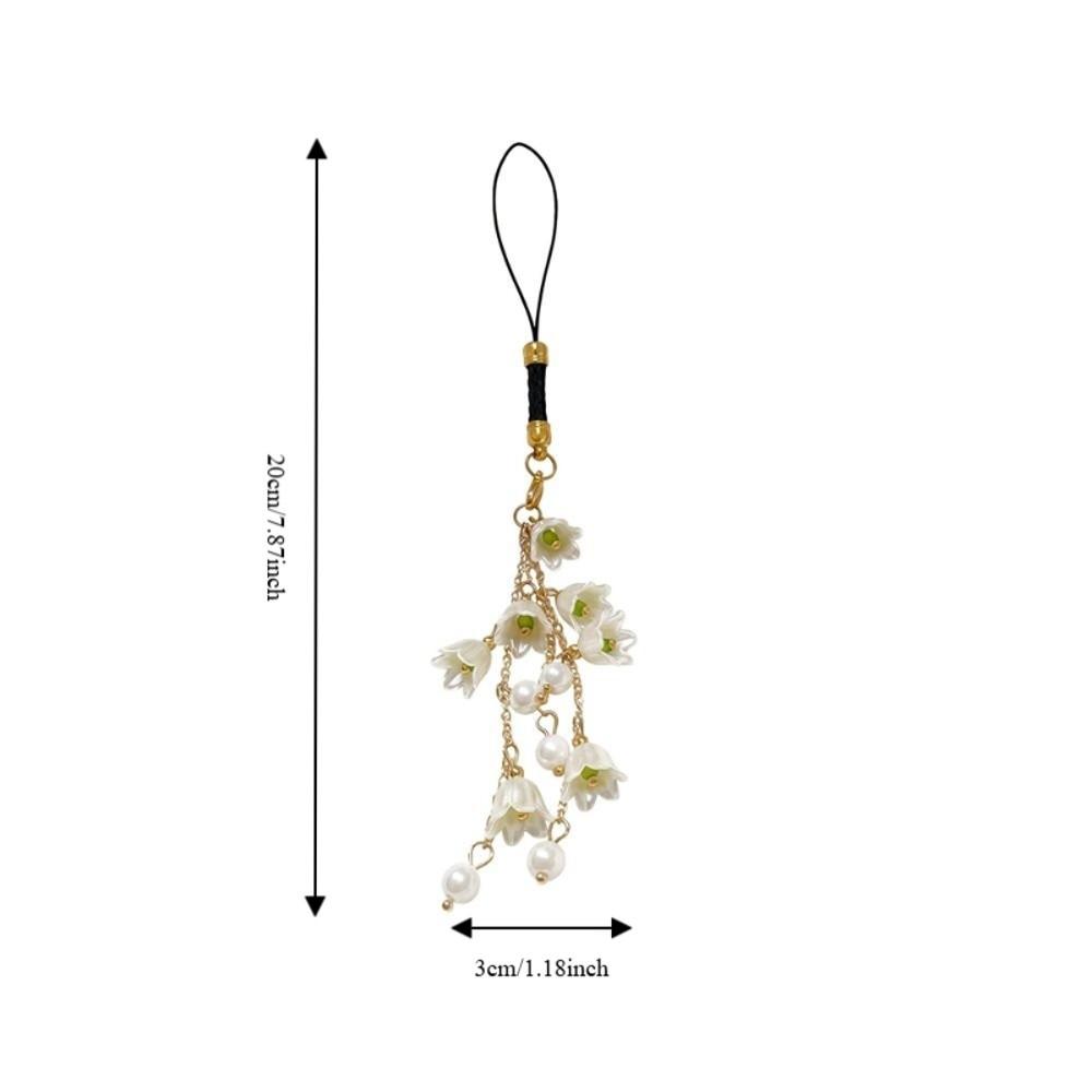 Ornaments Flower Cluster Keychain Elegant Tassel Keychain Creative Flower Pendant Gifts