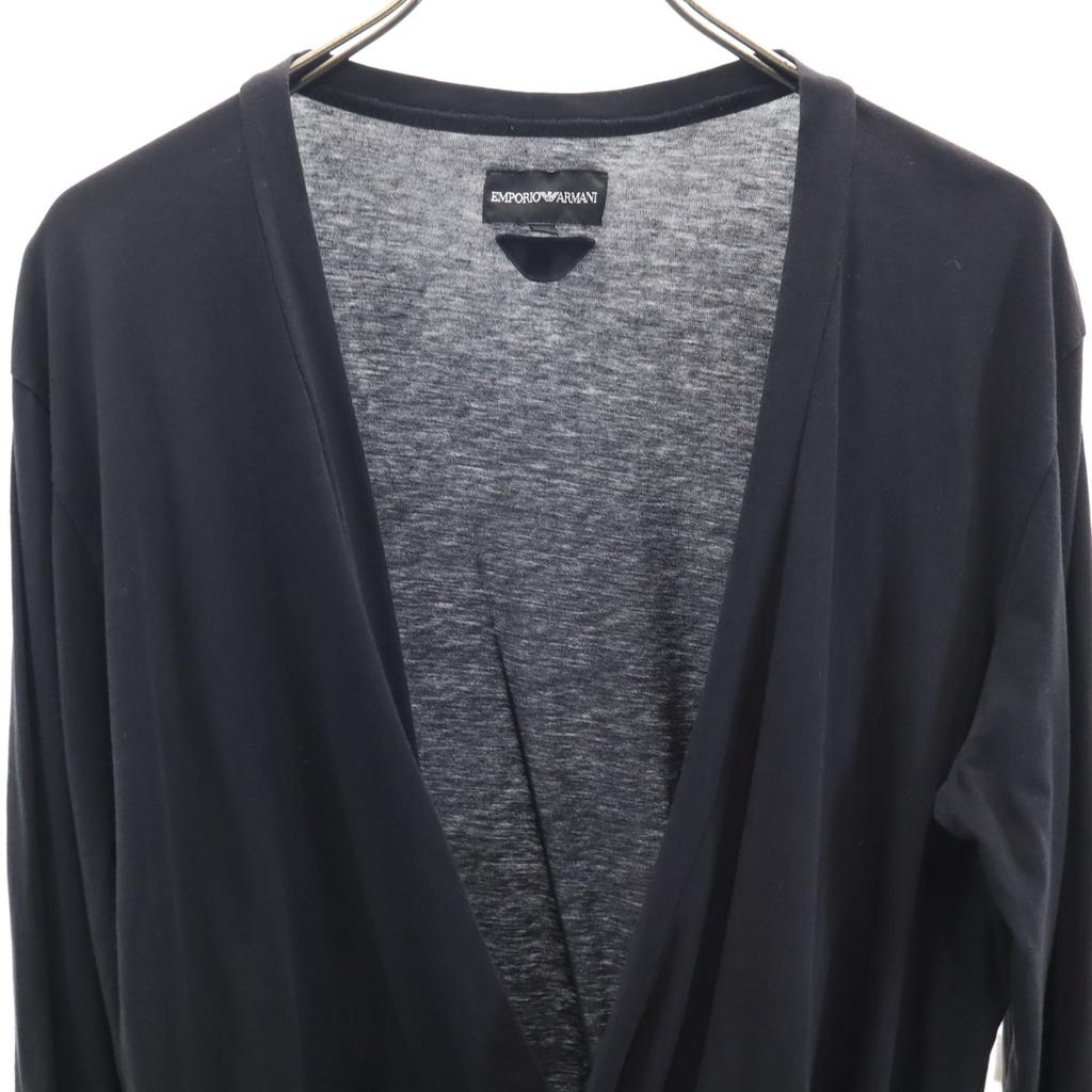 Emporio Armani Long Sleeve Kashcourt Cut M Black Women Used