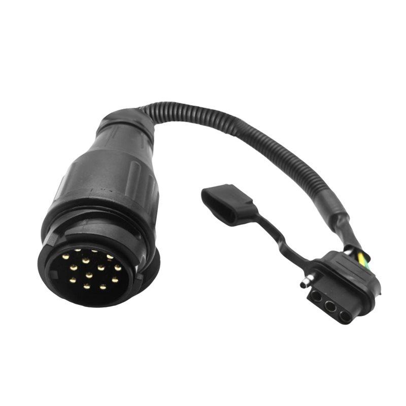

For RV Trailer Conversion Plug Adapter EU 13 Way Round To US 4 Way Trailer Connector For Trailer чёрный