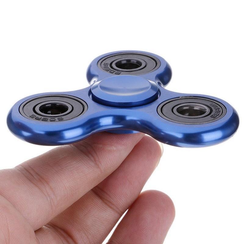 Alloy Spinner Aluminum Tri Spinner Silent Metal Toy Relief Stress