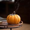 Ceramic pumpkin incense burner, agarwood creative pumpkin desktop decoration, tea room aromatherapy stove decoration