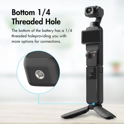 Extended Shell Battery Handle Adapter Frame Bracket Handheld Gimbal Accessories for DJI Osmo Pocket 3