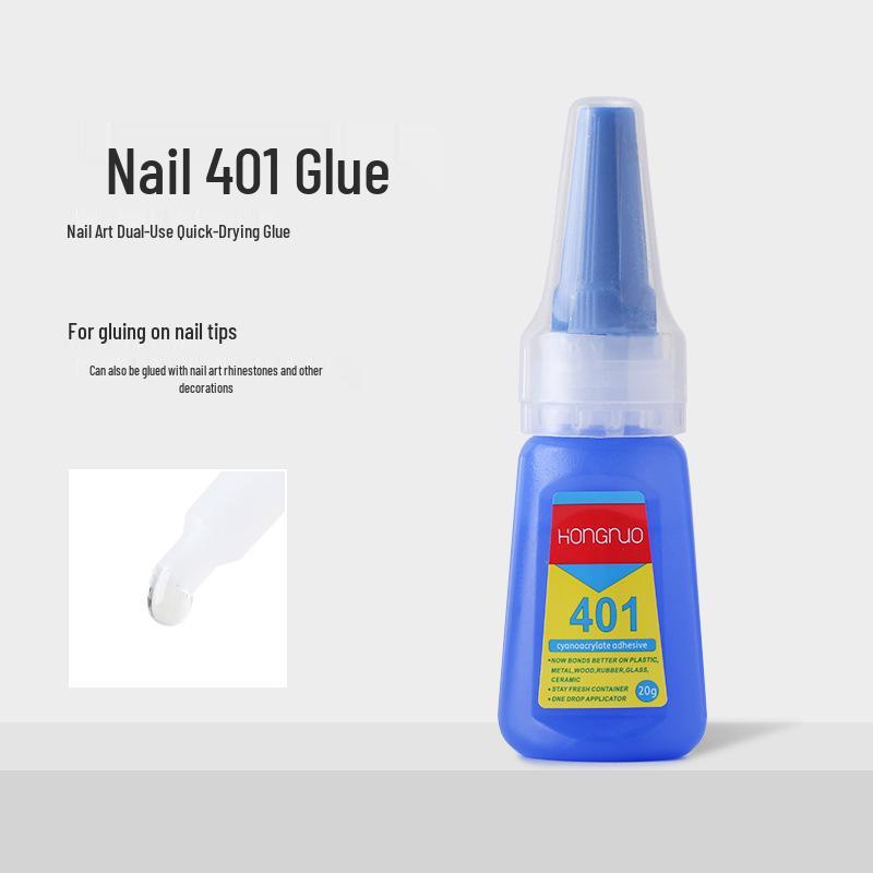 

Nail Art 401 Strong Glue for False Nails, Rhinestones, and Jewelry, 20g
