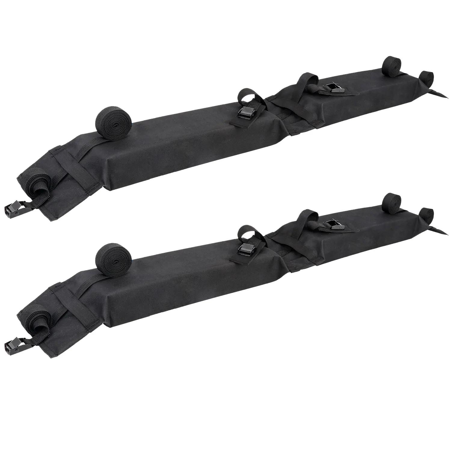 Universal Soft Roof Racks Foldable Car Roof Racks Top Luggage Carrier Rack 600D Oxford Car Surf Long Roof Rack Pads 2 Piece