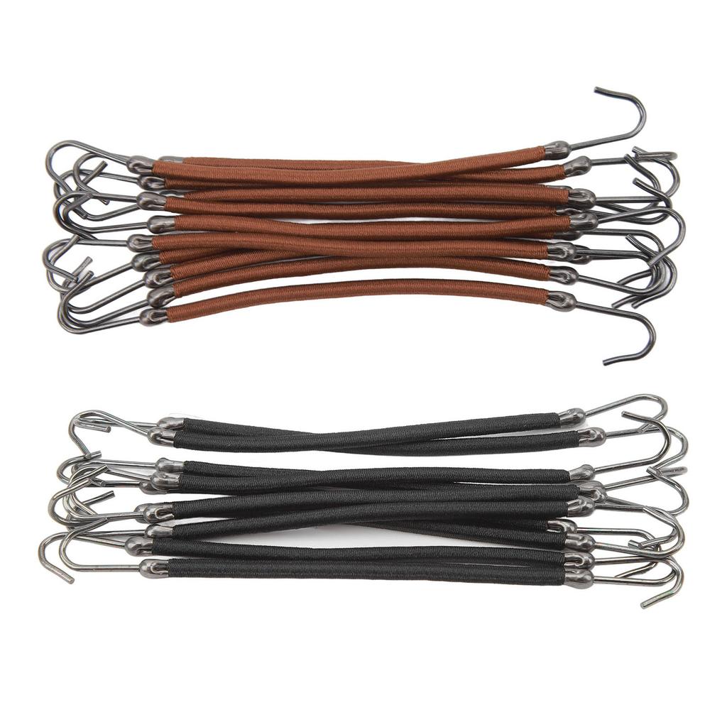 10pcs Ponytail Holder Hook Women Girls Flexible Elastic Hair Band Hook Styling Tool for Office Datin