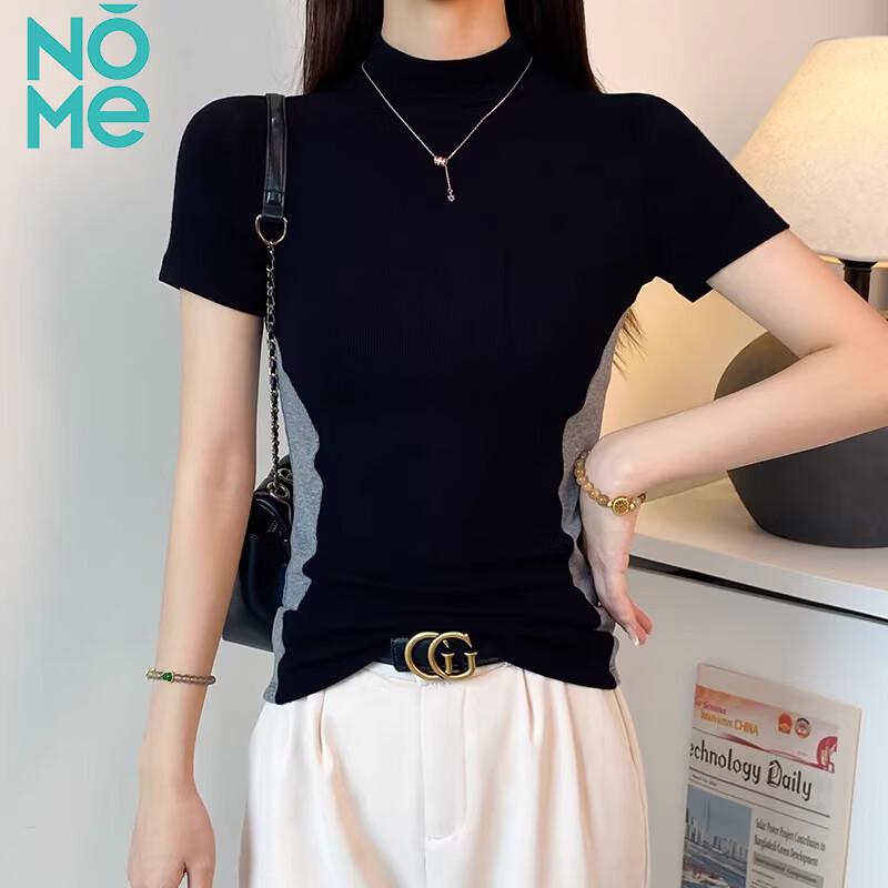 NOME Women's Ribbed Short Sleeve T-Shirt
