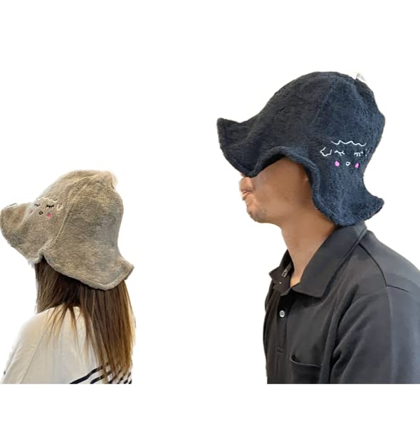 [Marie the Sheep] Imabari Towel Sauna Hat (Black)