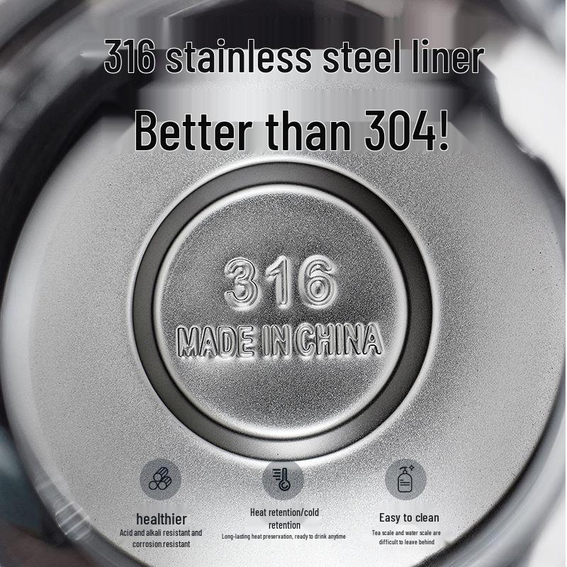 Stainless Steel Large Capacity Thermos Kettle for Home, Restaurant, Hotel, and Tea House